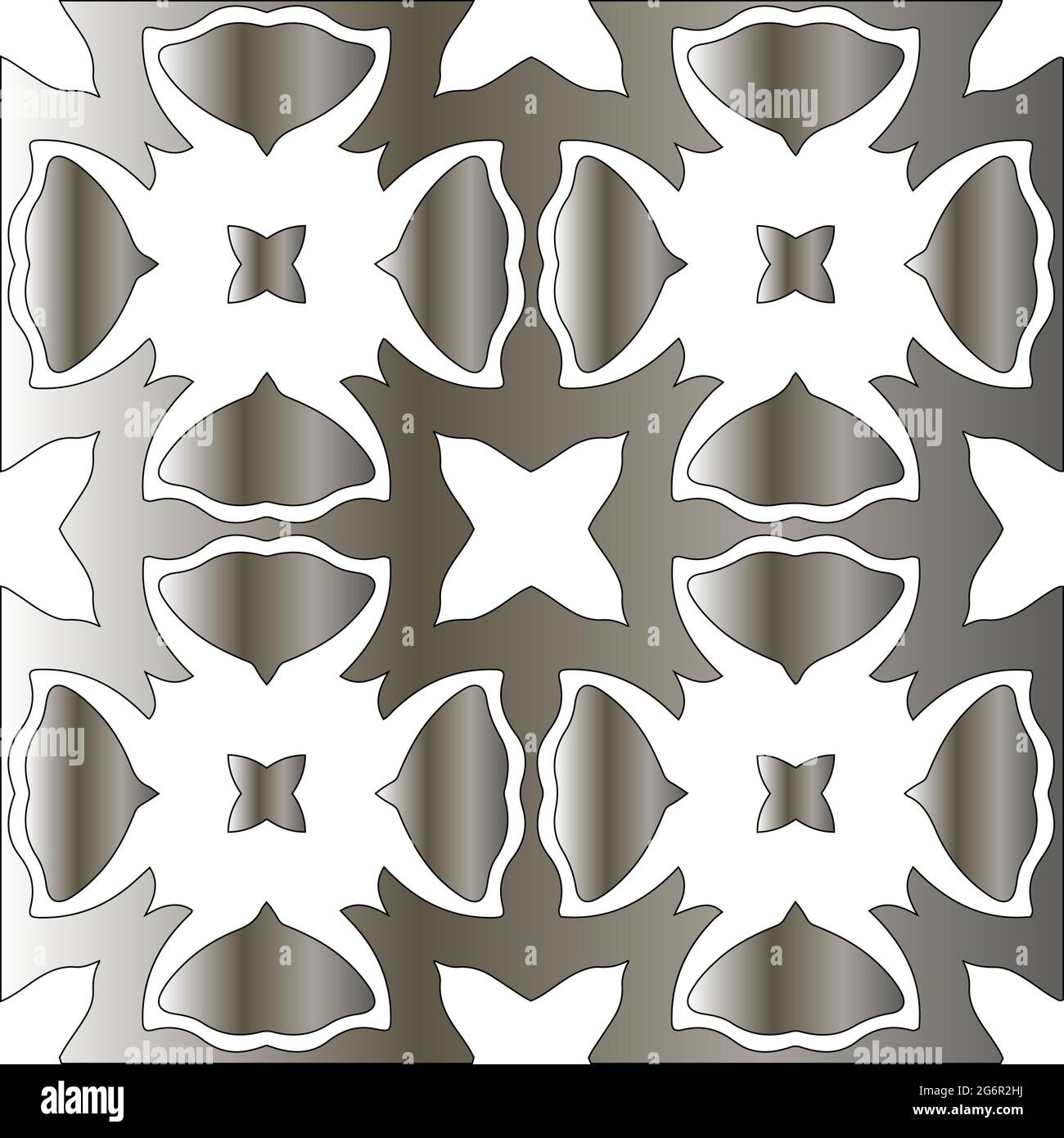Silver repeat patterns Cut Out Stock Images & Pictures - Alamy