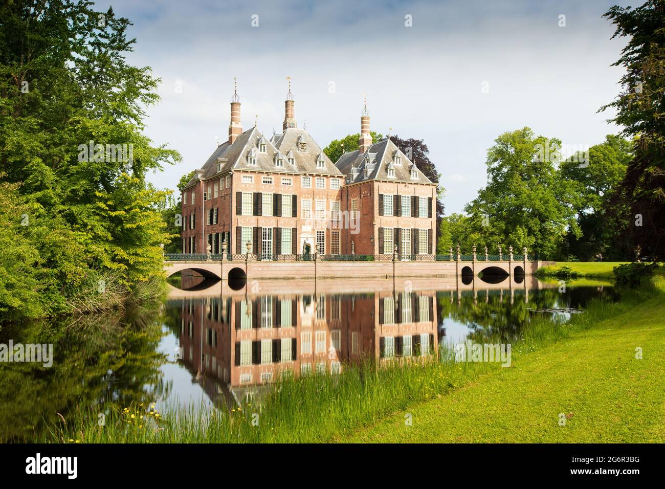 Duivenvoorde Castle, Kasteel Duivenvoorde, Voorschoten, The Netherlands Stock Photo