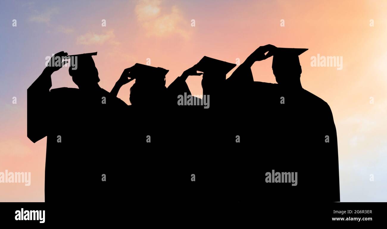 Caps and gowns graduation hi-res stock photography and images - Alamy