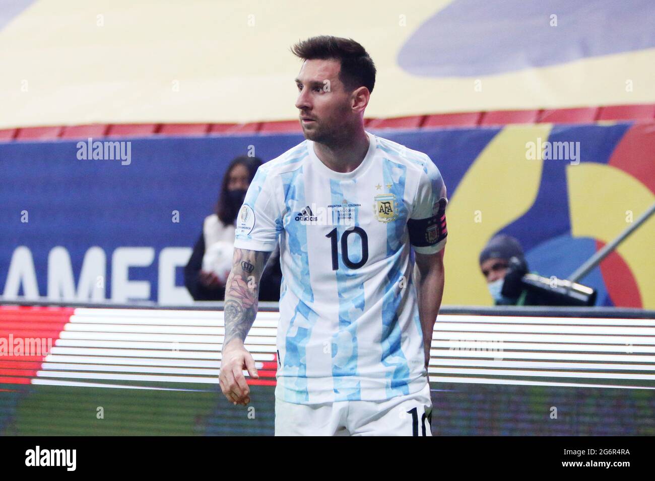 Lionel Messi of Argentina during the Copa America 2021, semi-final