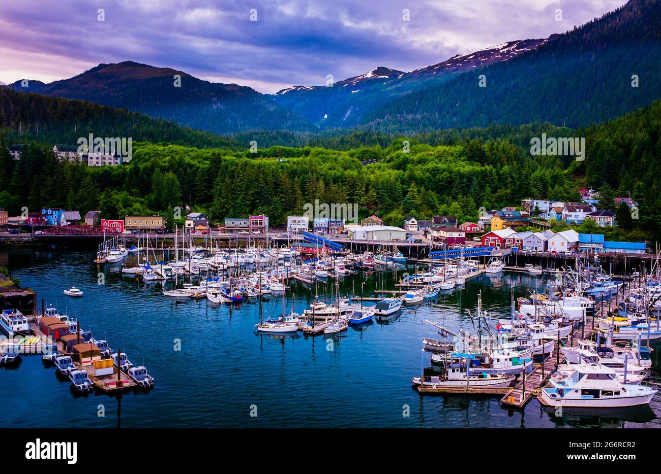 Ketchikan city harbor hires stock photography and images Alamy