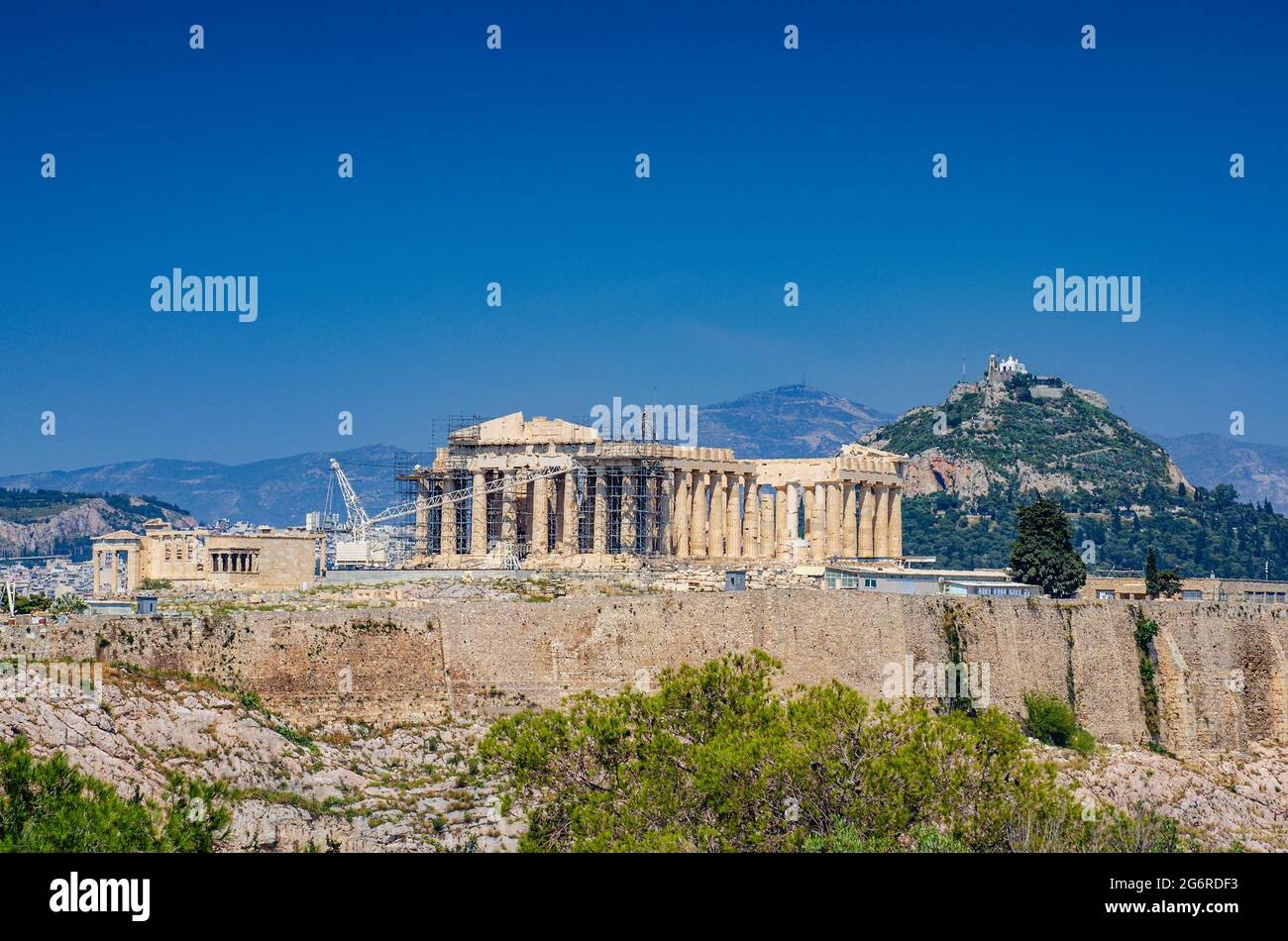 Iconic view of the Acropolis of Athens, Greece Stock Photo - Alamy