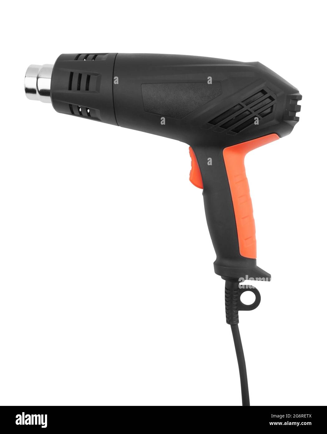 Hot air gun isolated on a white background Stock Photo - Alamy
