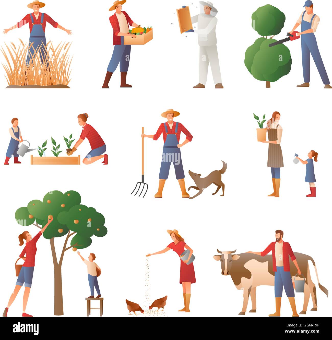 Agrarian Stock Vector Images - Alamy