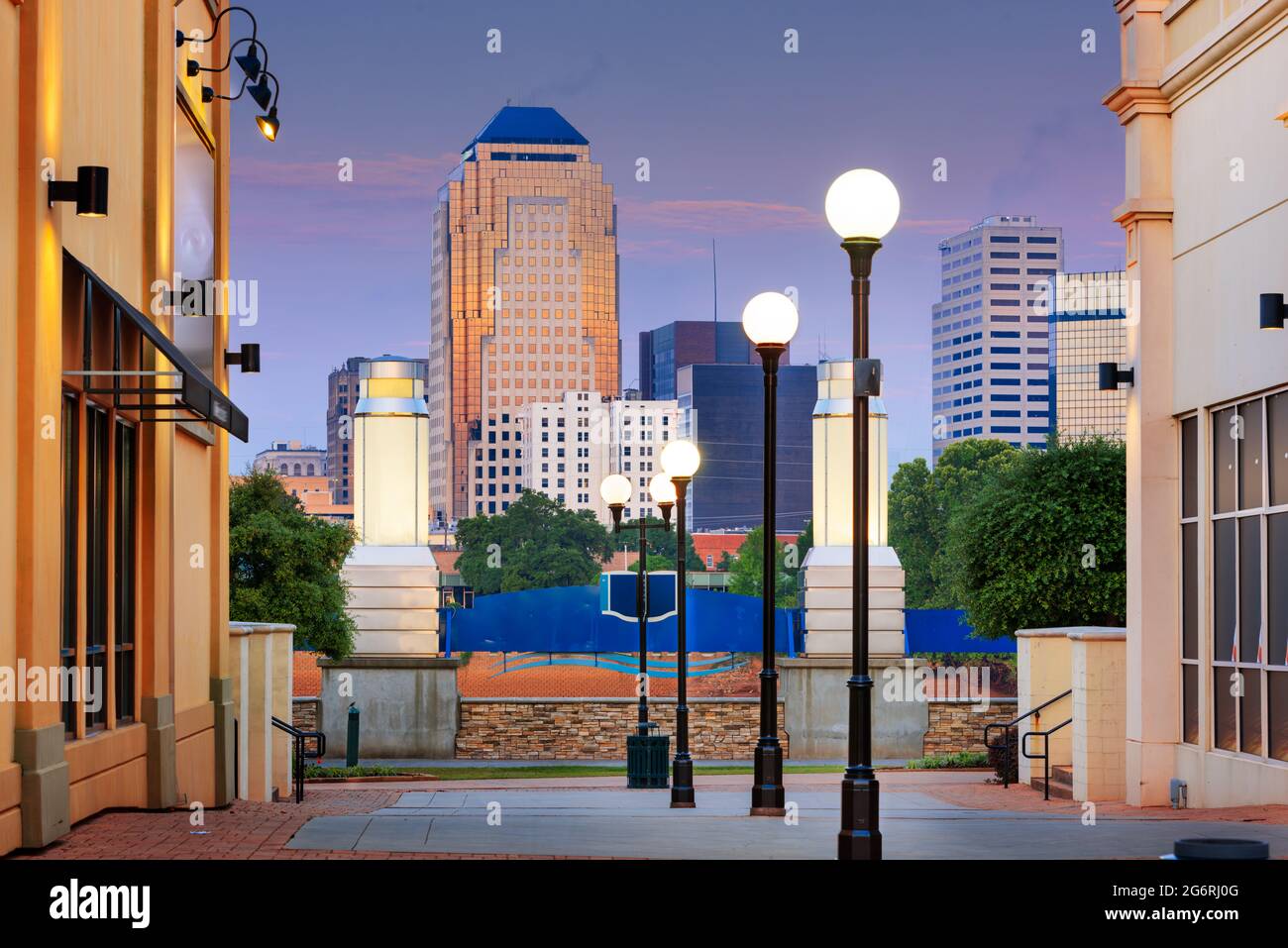 Shreveport, Louisiana, USA downtown cityscape and riverfront. Stock Photo