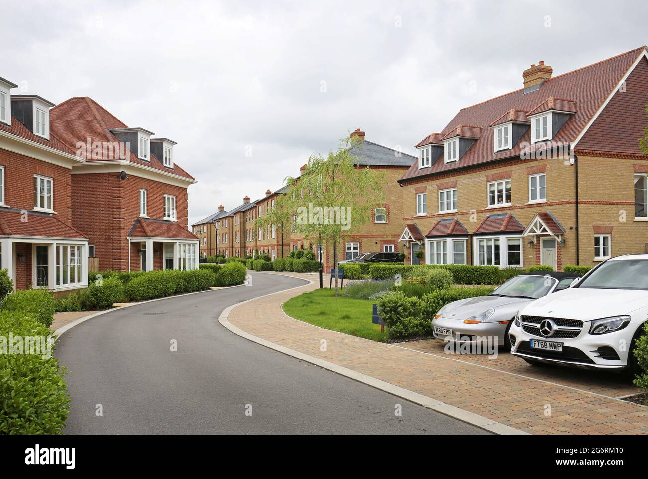 Newly completed luxury houses in Berkeley Home's Trent Park development