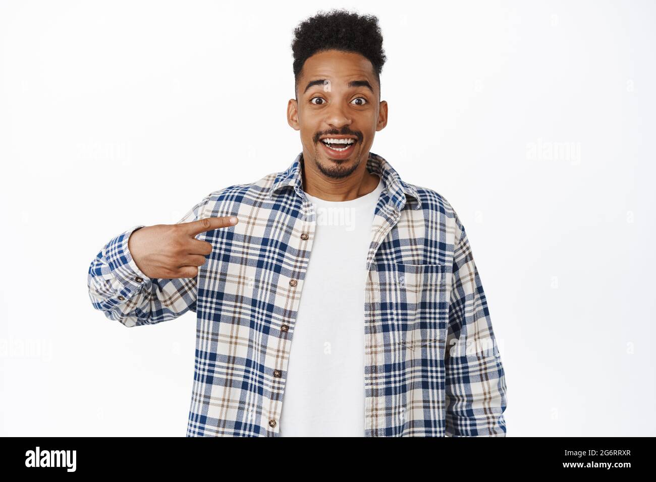 One man raise eyebrows smile hires stock photography and images Alamy