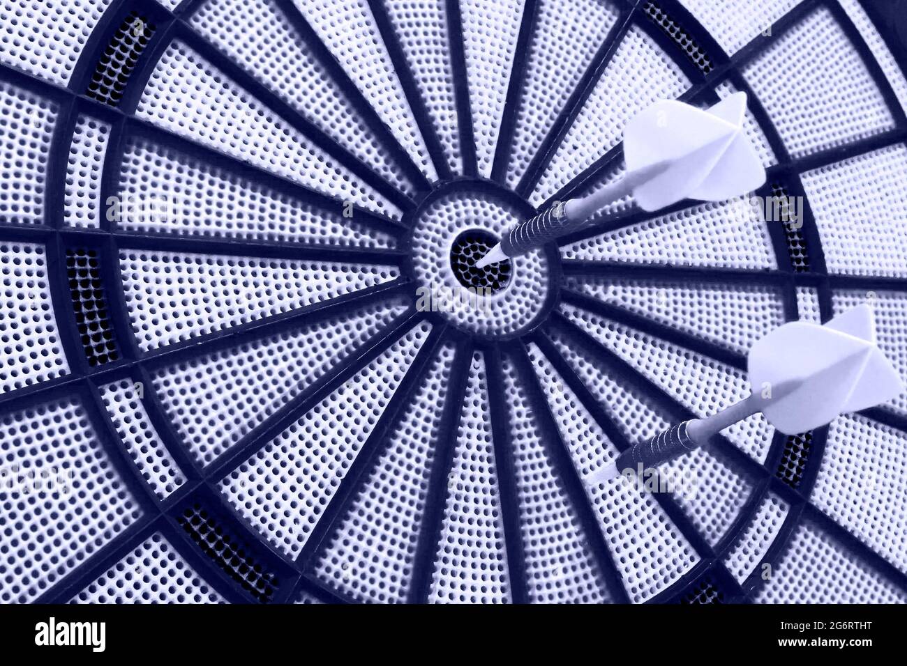 Darts is a sport in which small arrows/darts are thrown at a circular