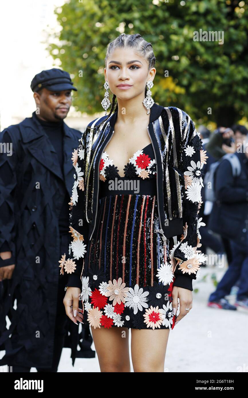 Zendaya at Paris Fashion Week - France Stock Photo - Alamy