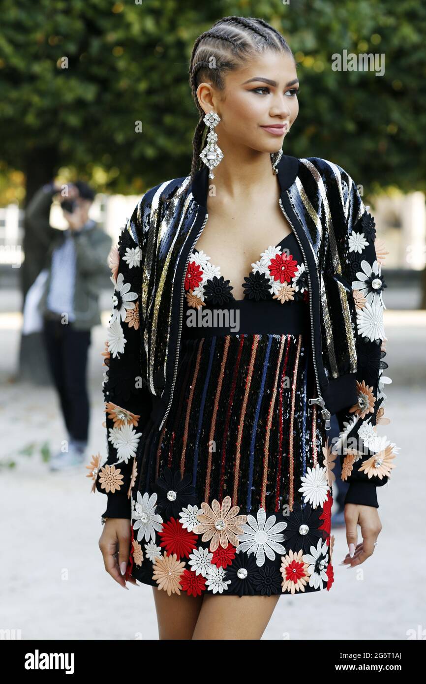 Zendaya at Paris Fashion Week - France Stock Photo - Alamy