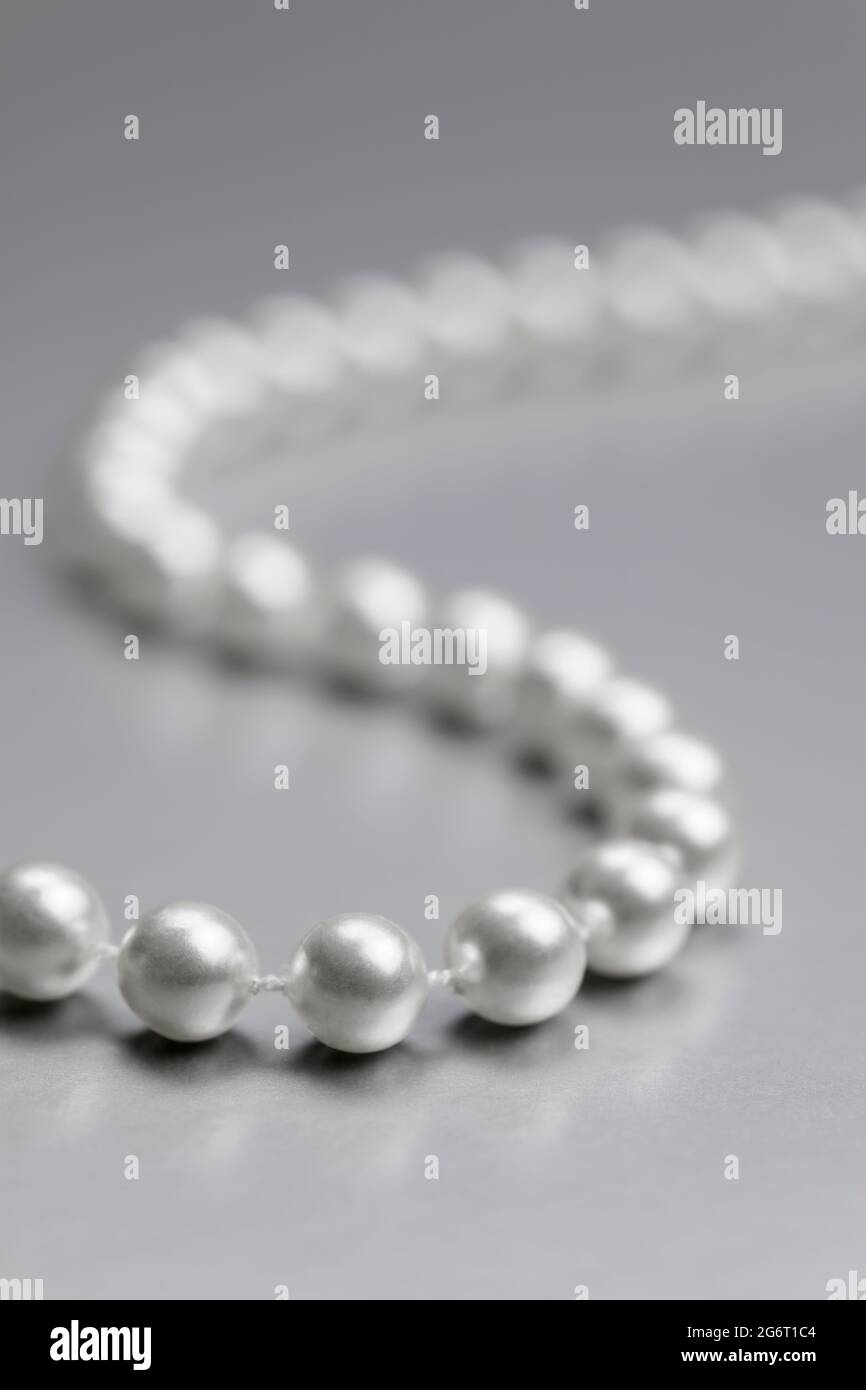 Pearl Necklace. Stock Photo
