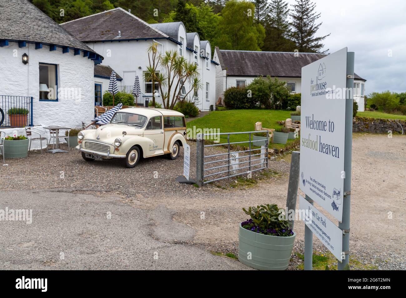 The Pierhouse, Port Appin, Scotland Stock Photo Alamy