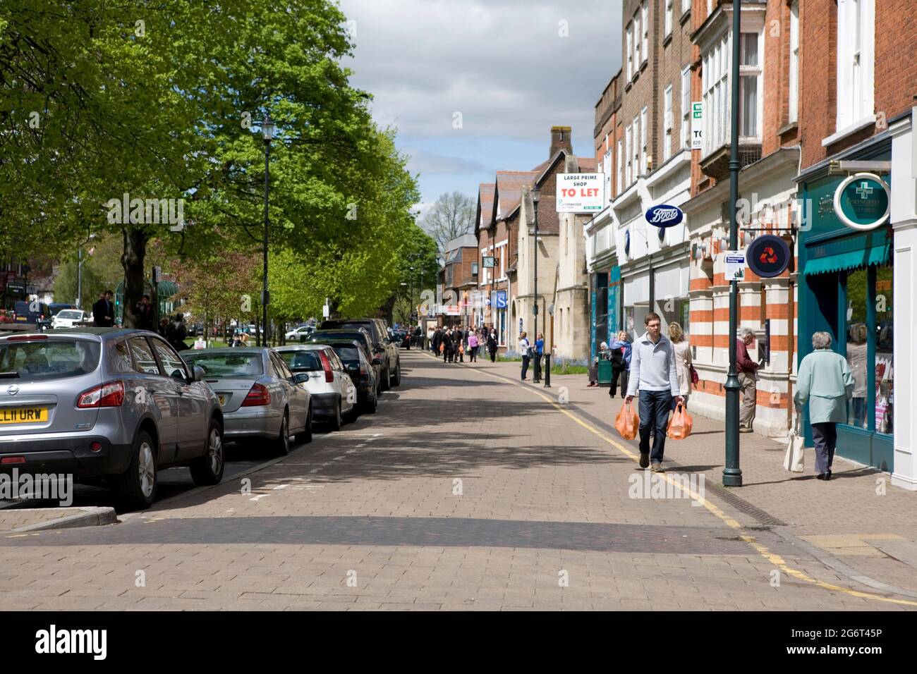 The town of Harpenden in Hertfordshire, England Stock Photo Alamy