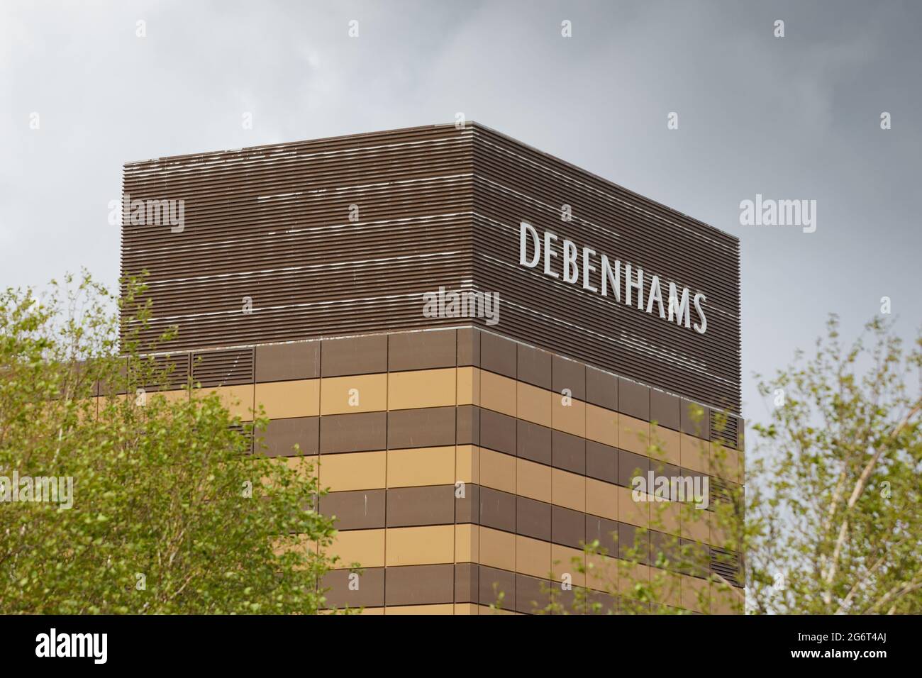 The Debenhams store which has now closed for the last time in Swansea, Wales, UK. Saturday 15 May 2021 Stock Photo
