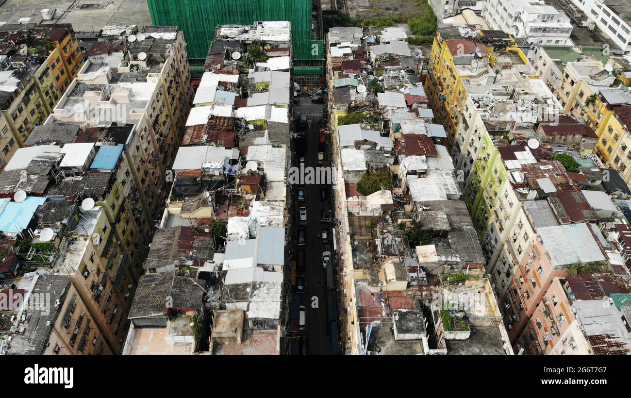 To Kwa Wan old urban area in hong kong Stock Photo