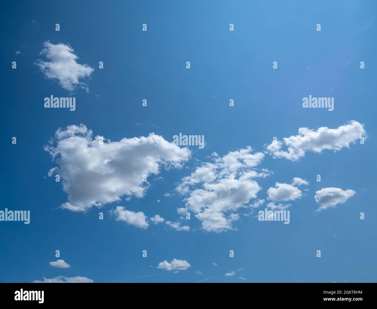 Clouds on a blue sky Stock Photo
