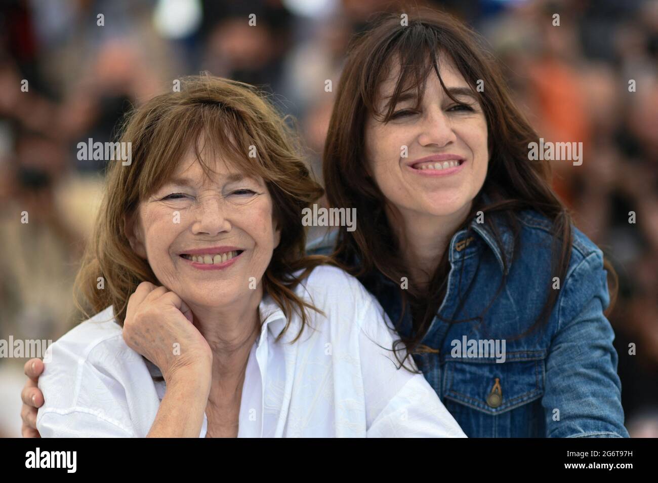 Charlotte Gainsbourg and Jane Birkin attending the Jane Par Charlotte