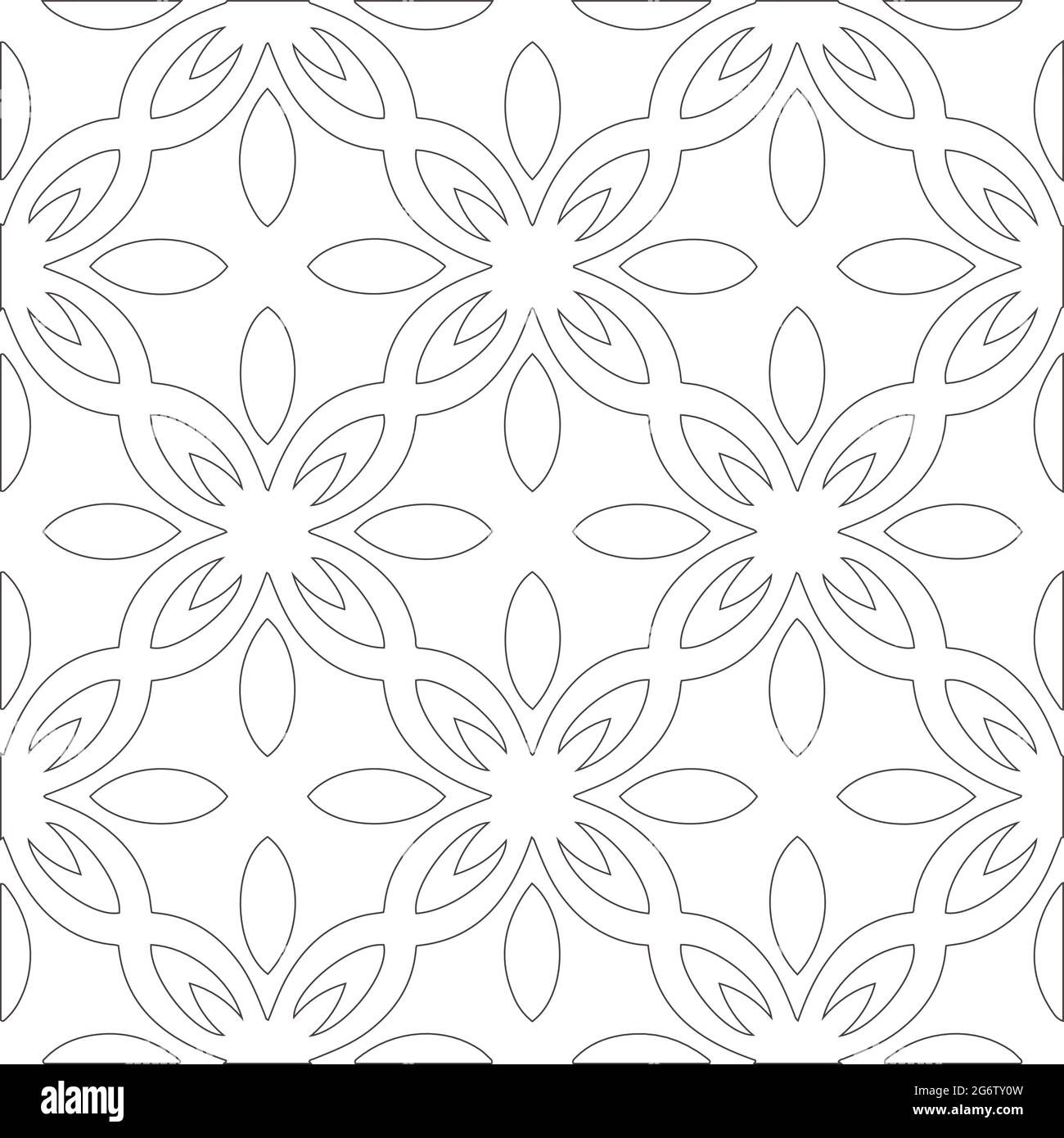 Vector pattern with symmetrical elements . Repeating geometric tiles ...