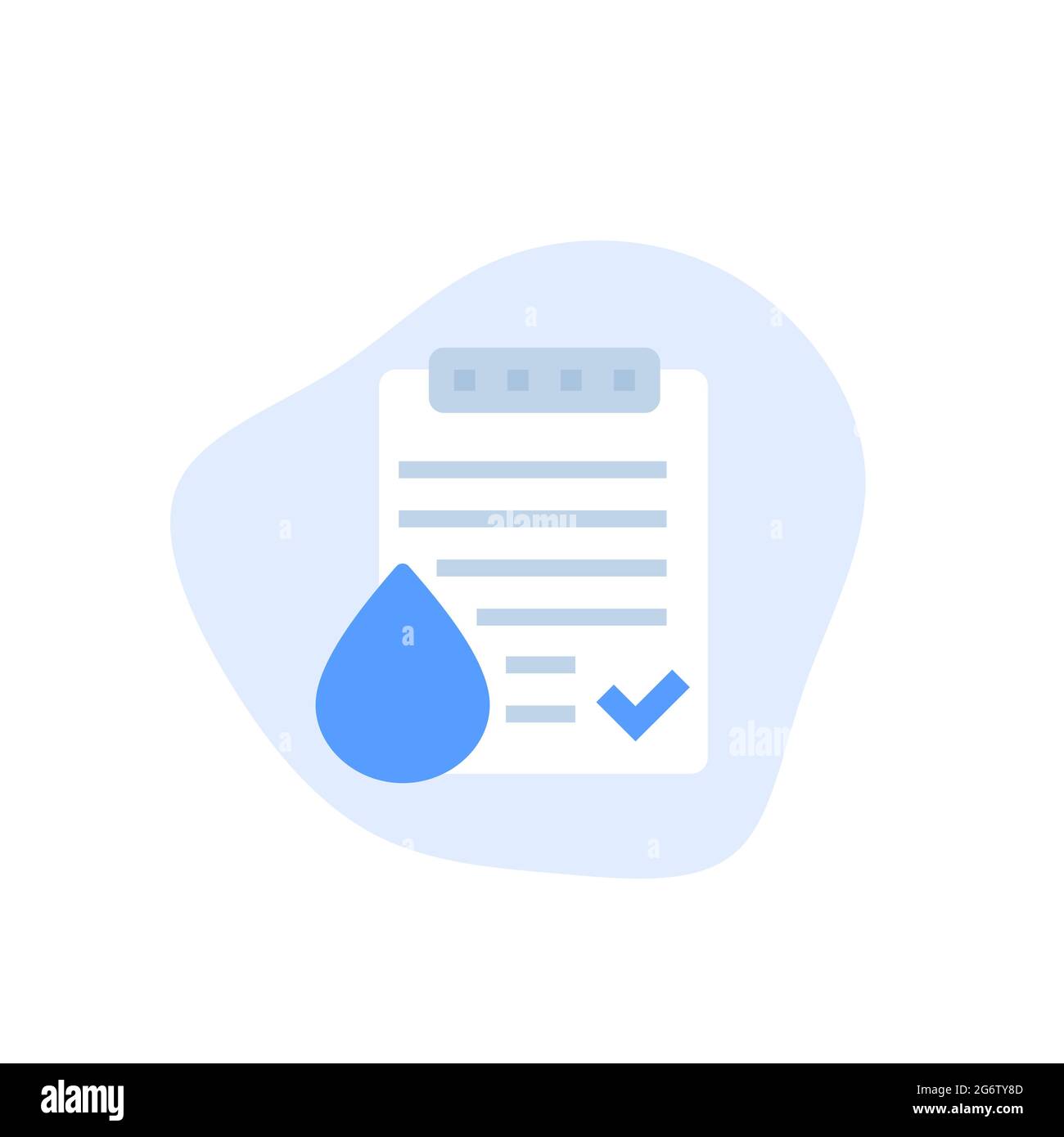 Water quality test icon, vector Stock Vector Image & Art Alamy