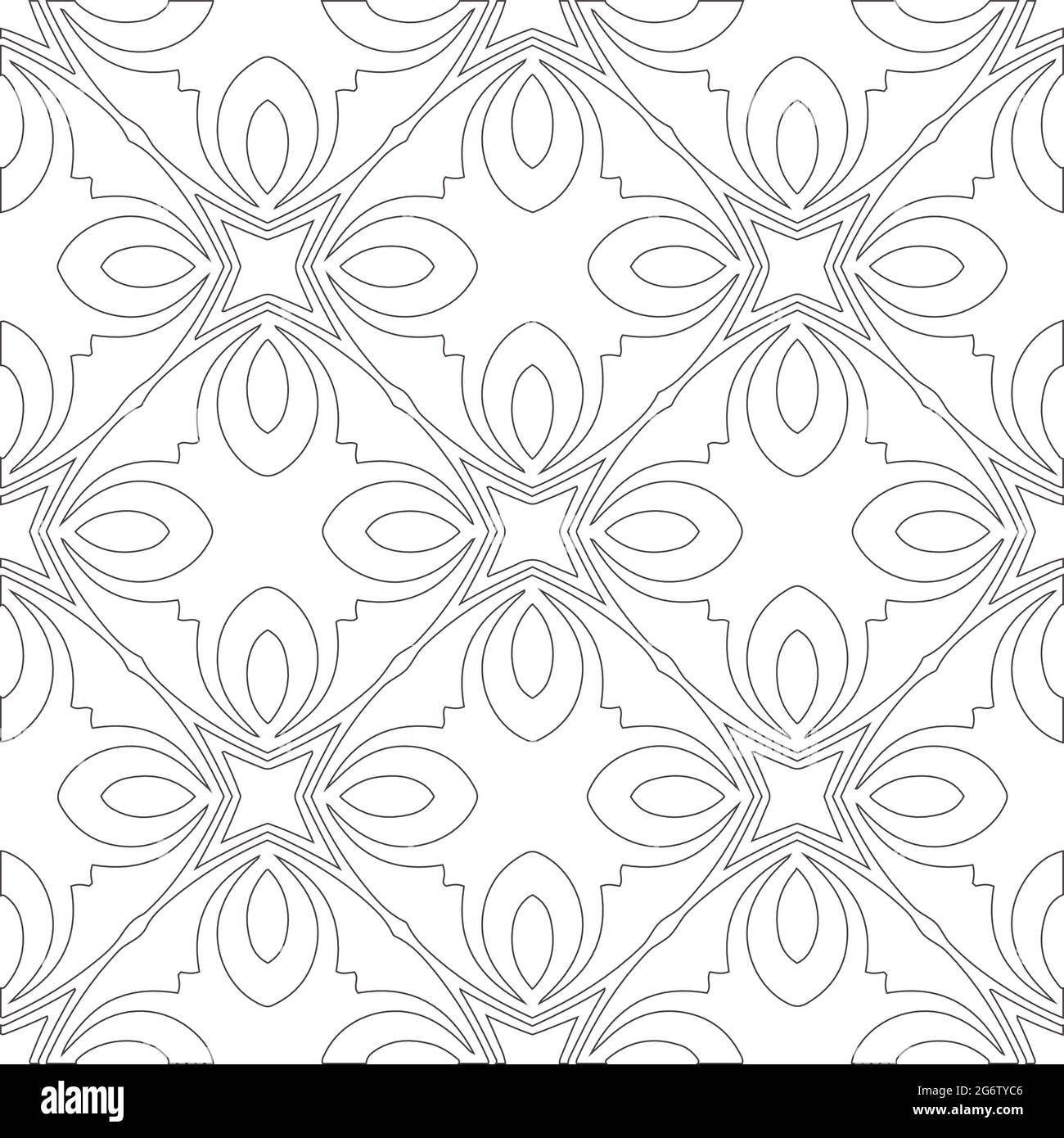 Vector pattern with symmetrical elements . Repeating geometric tiles ...