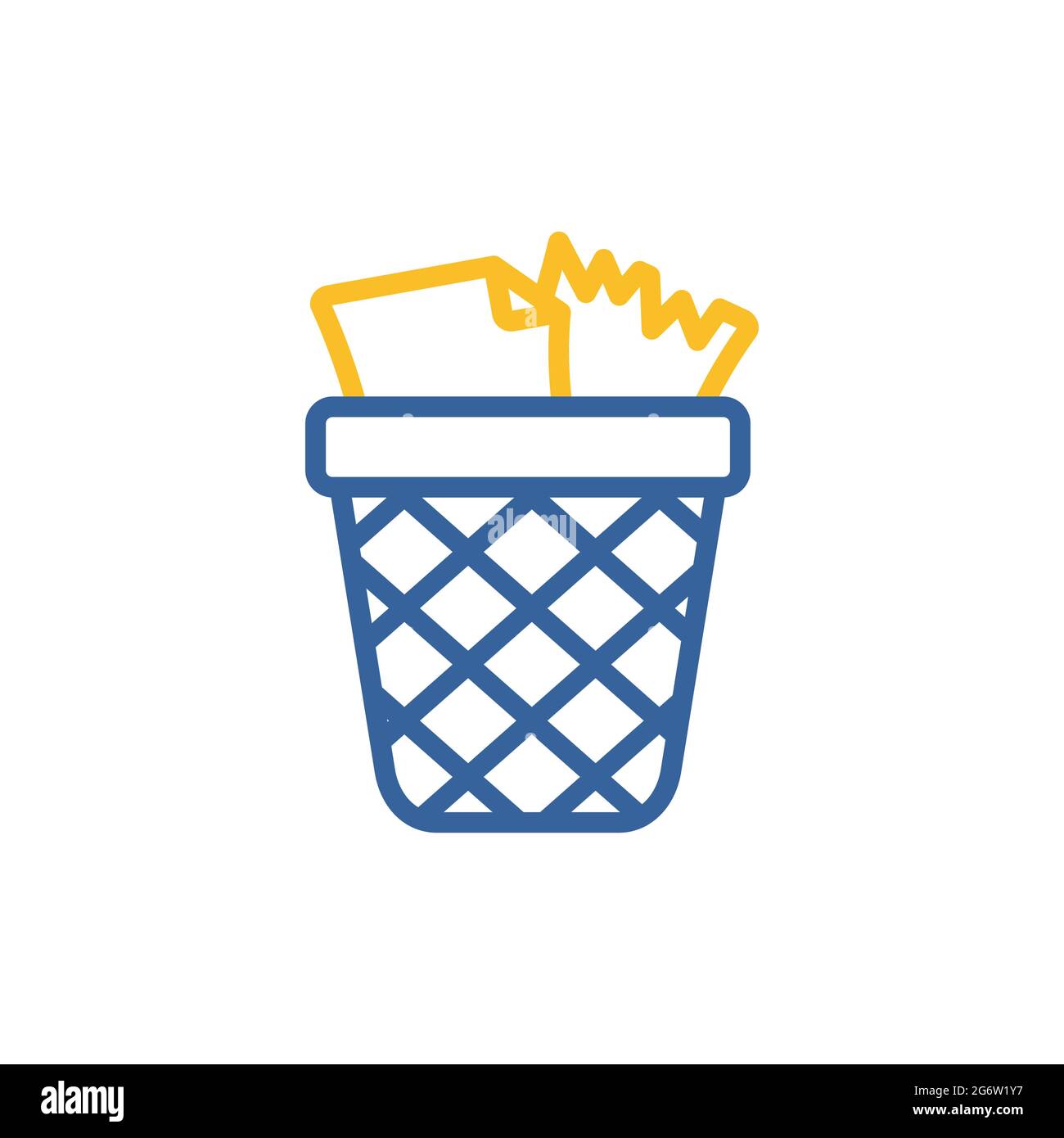 Wastebasket outline icon. Workspace sign. Graph symbol for your web site  design, logo, app, UI. Vector illustration, EPS10 Stock Vector Image & Art  - Alamy