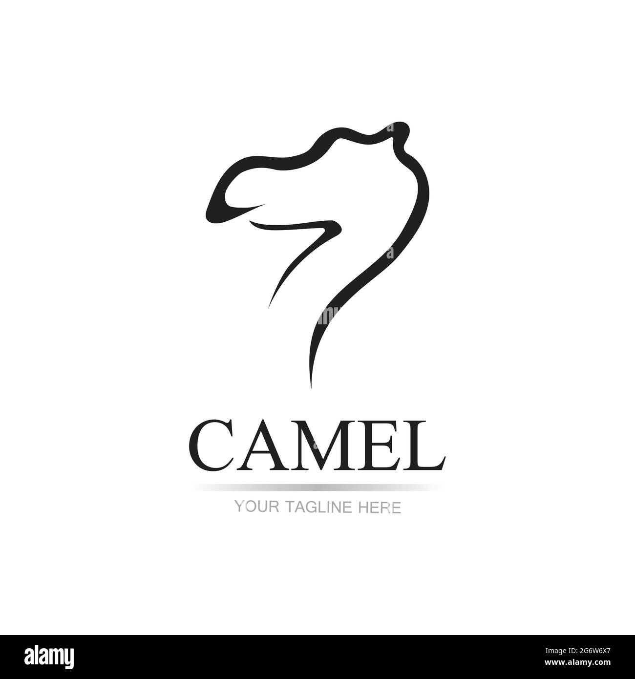 Camel Icon Vector illustration design Stock Vector