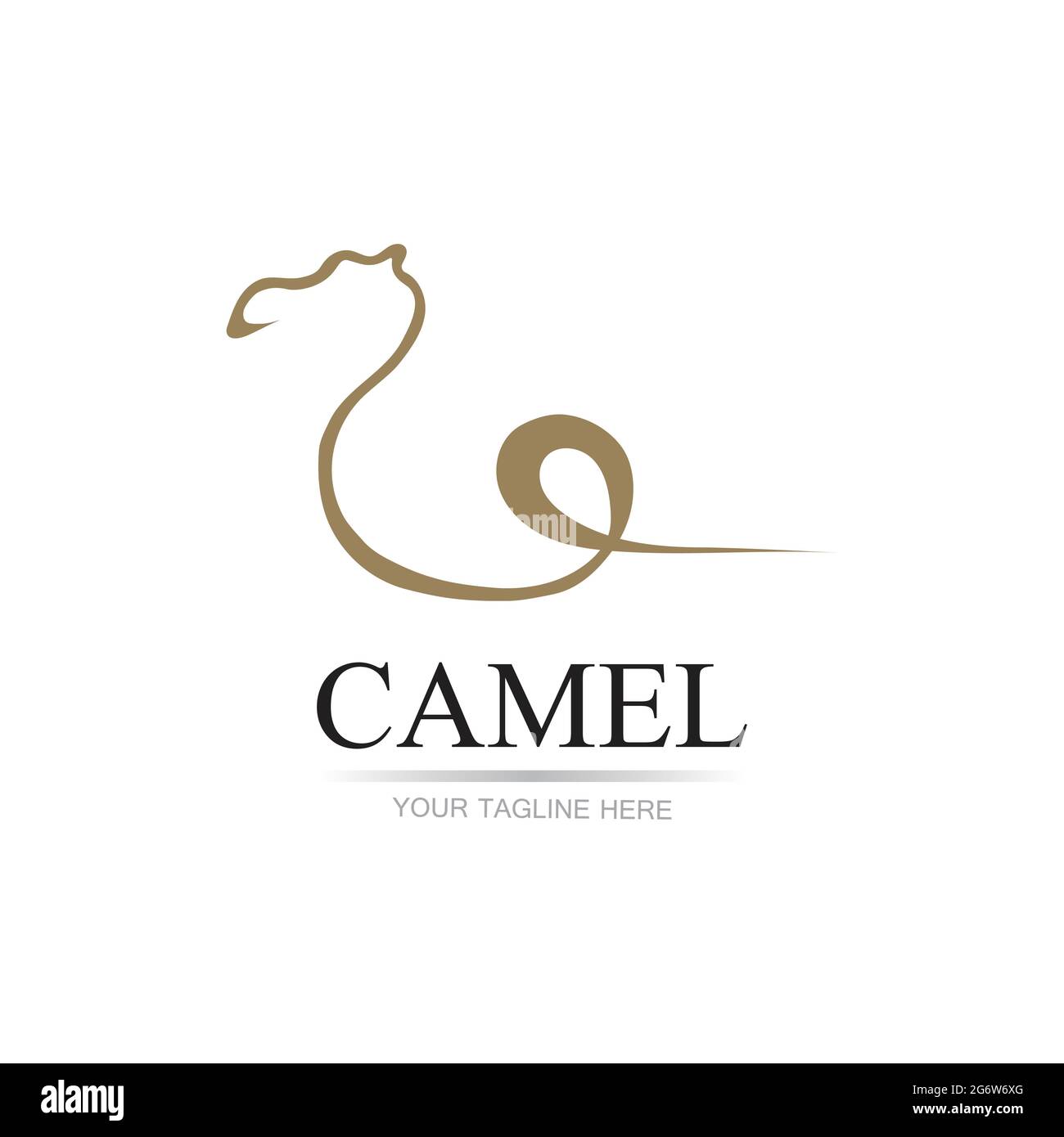 Camel Icon Vector illustration design Stock Vector