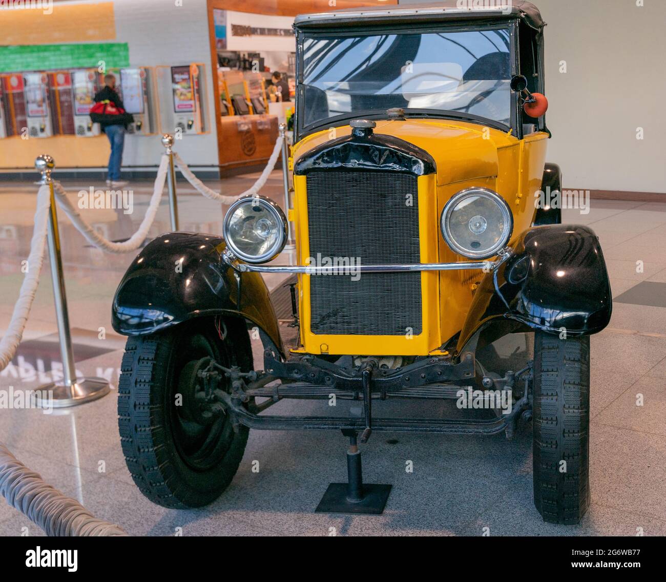 Peugeot 5CV, 1925, at exhibition of retro vehicles, Moscow, Russia ...
