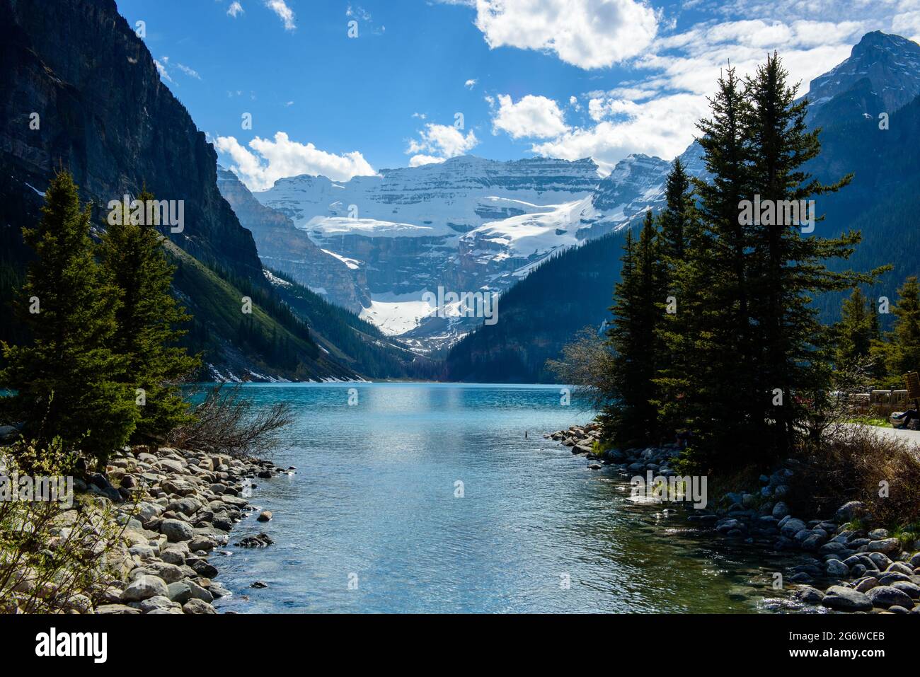 Lake Louise in Banff national park, alberta, canda Stock Photo - Alamy