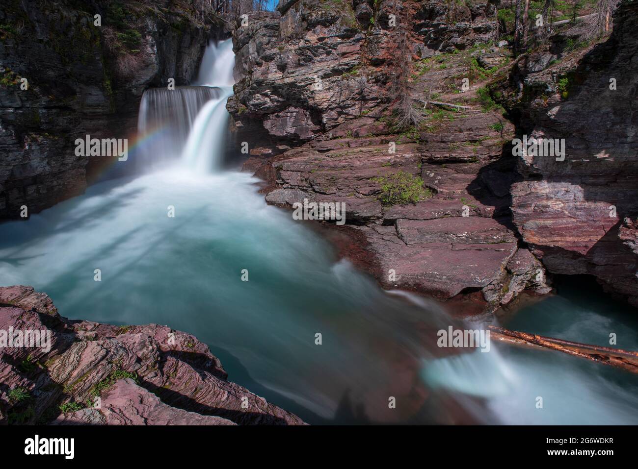 Lake saint mary glacier national park hi-res stock photography and ...