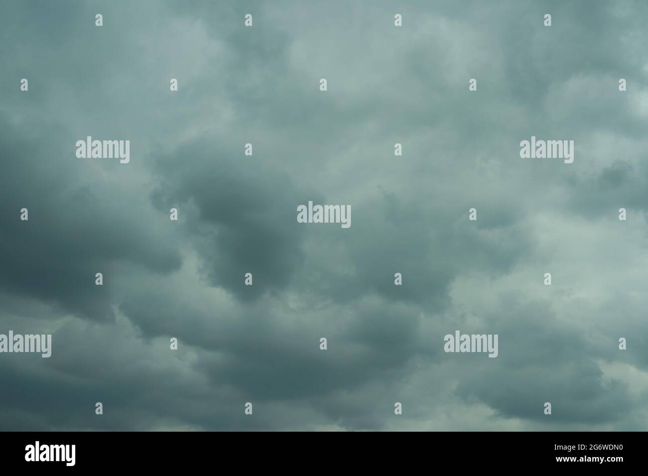 Dark clouds in sky Stock Photo