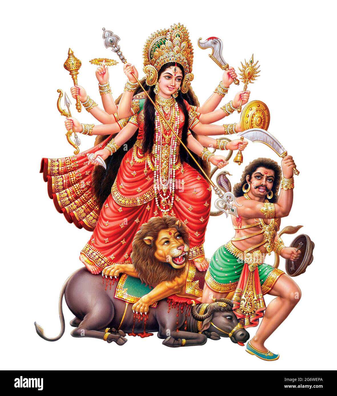 Hindu Festival Goddess Durga High-Resolution photo Stock Photo - Alamy