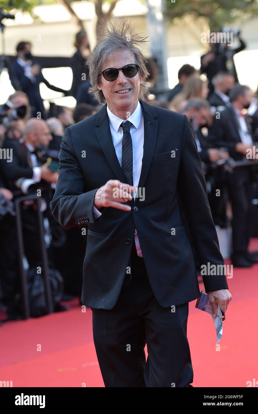 Cannes, France. 08th July, 2021. Walter Salles attends the screening of the film 'Stillwater' during the 74th Annual Cannes Film Festival at Palais des Festivals. Credit: Stefanie Rex/dpa-Zentralbild/dpa/Alamy Live News Stock Photo