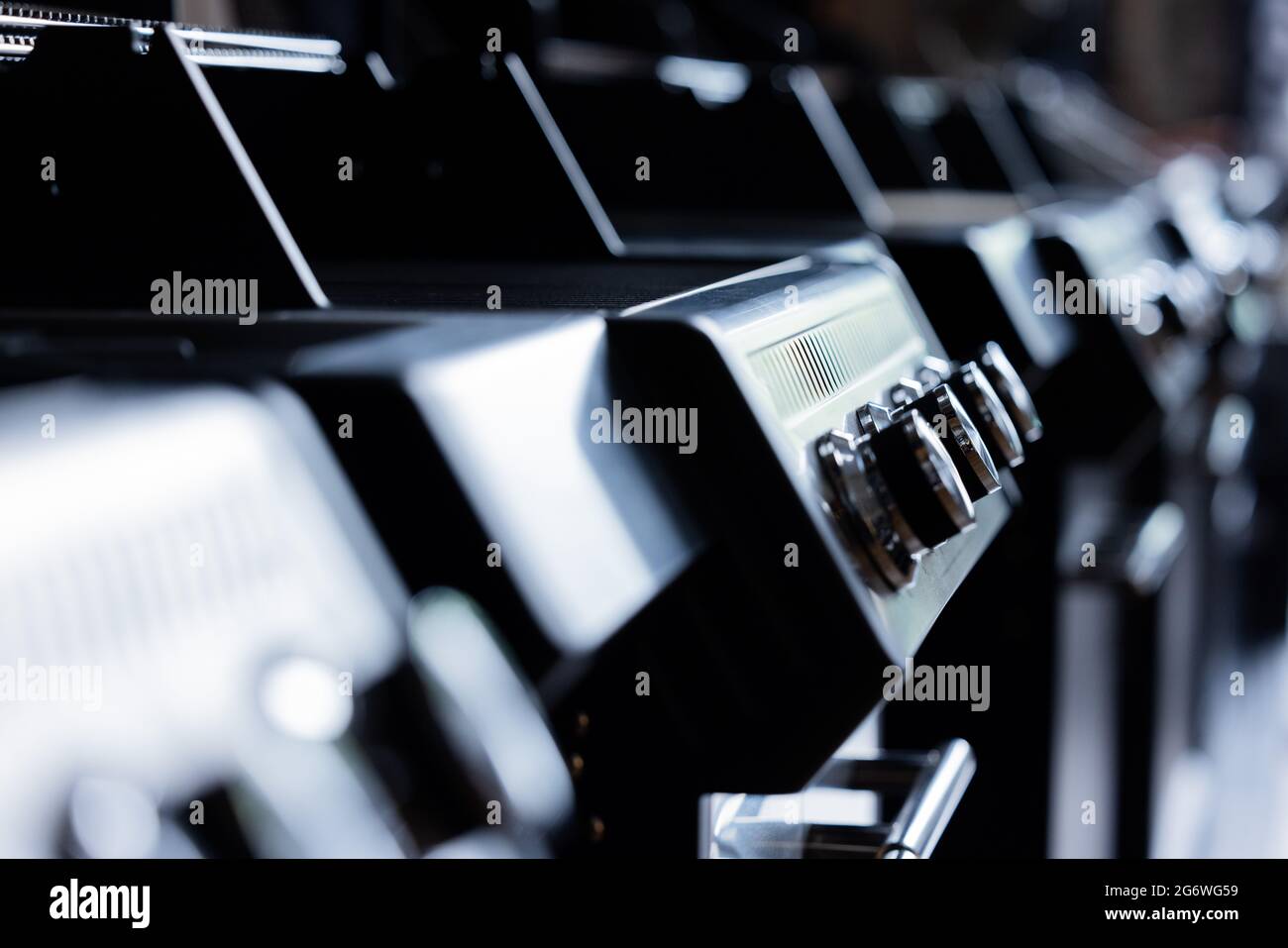 Cologne, Germany. 08th July, 2021. Gas grills are on display in the Santos  Grills showroom. Credit: Rolf Vennenbernd/dpa/Alamy Live News Stock Photo -  Alamy