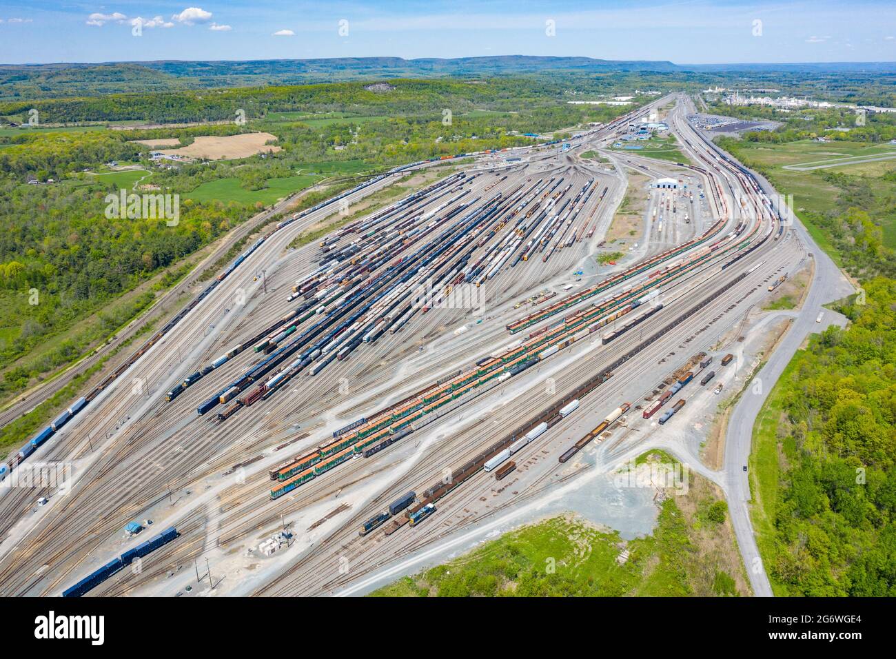 Rail Yard Aerial High Resolution Stock Photography and Images Alamy
