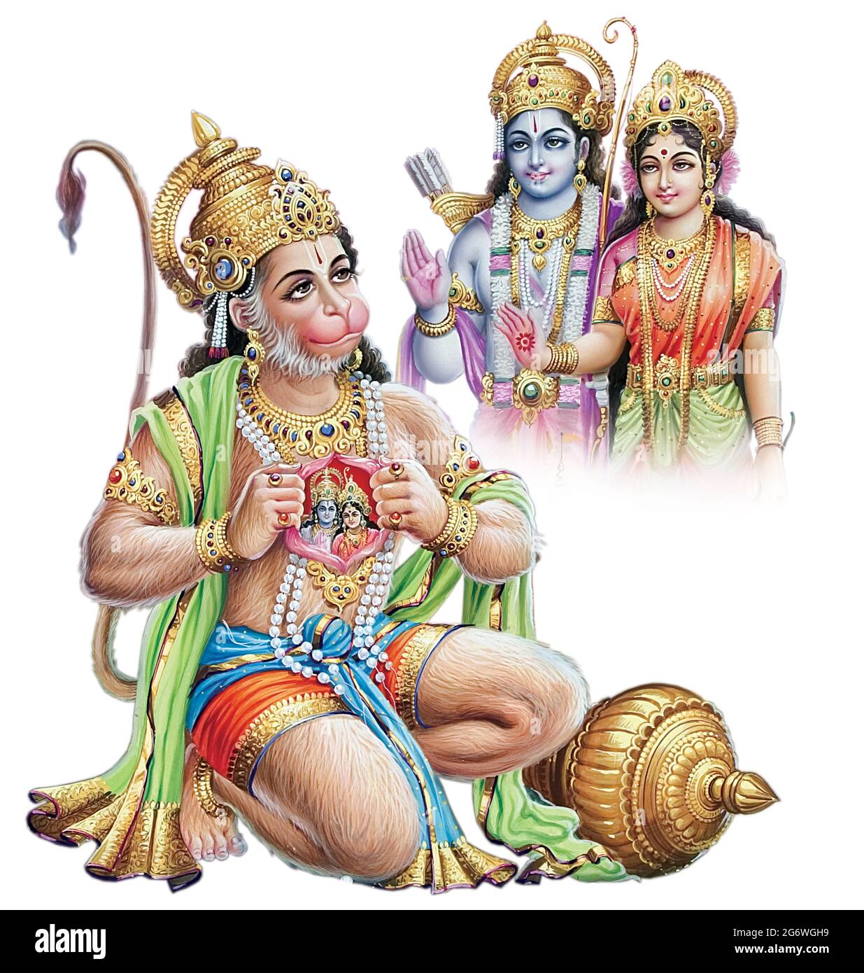 Browse high-resolution stock images of Lord Hanuman Stock Photo - Alamy