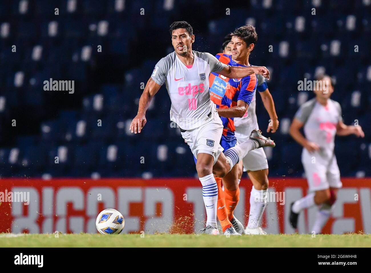 Buriram, Thailand. 06th July, 2021. Dejan Damjanovic of Kitchee SC seen in  action during the AFC Champions League 2021 Group J match between Port FC  and Kitchee SC at Buriram Stadium. (Final