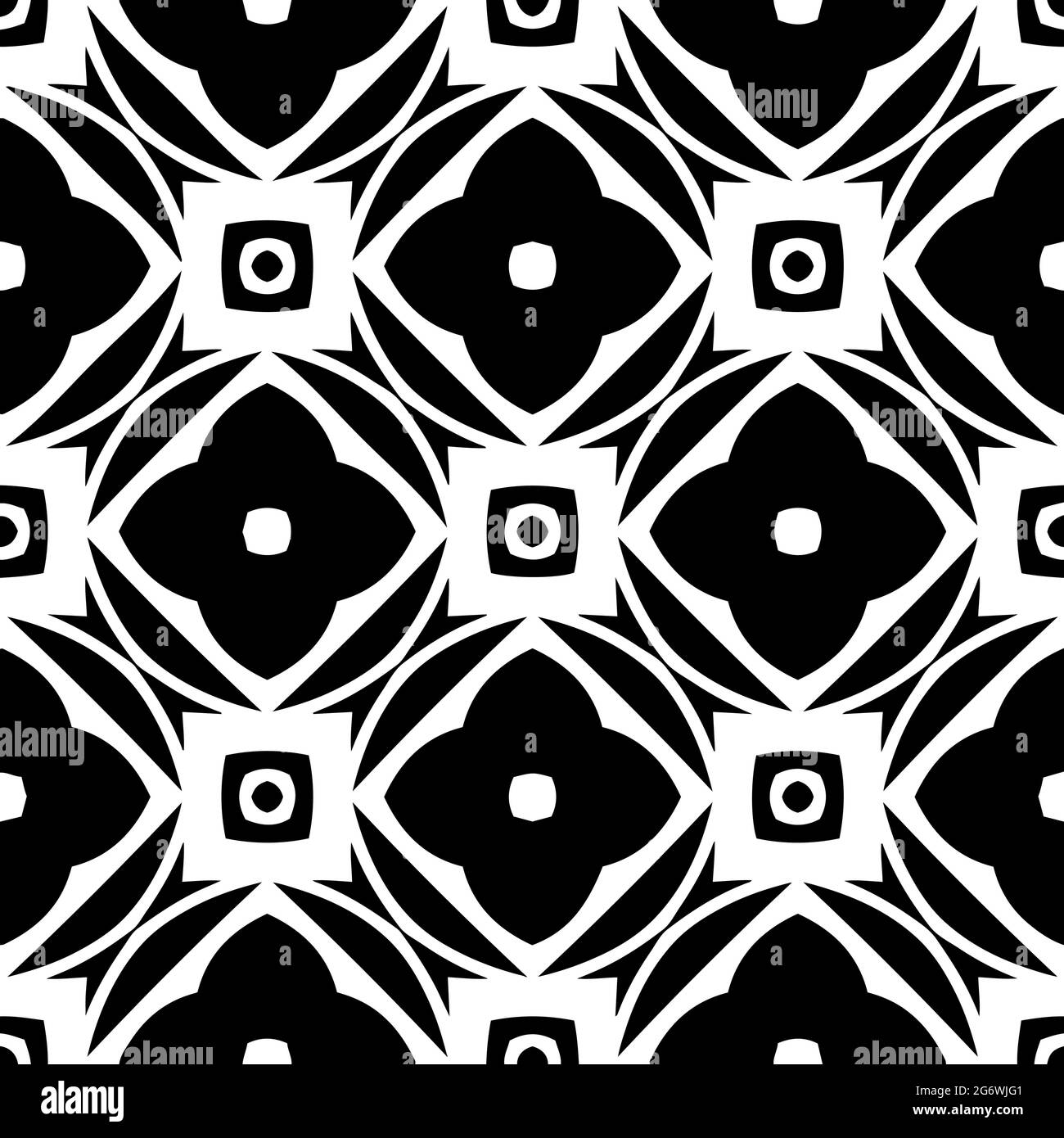 Black and white seamless pattern.retained white elements to easily ...