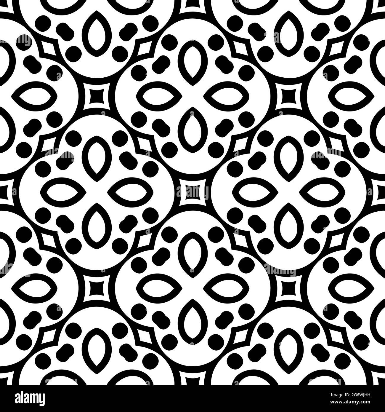 Black And White Seamless Pattern retained White Elements To Easily