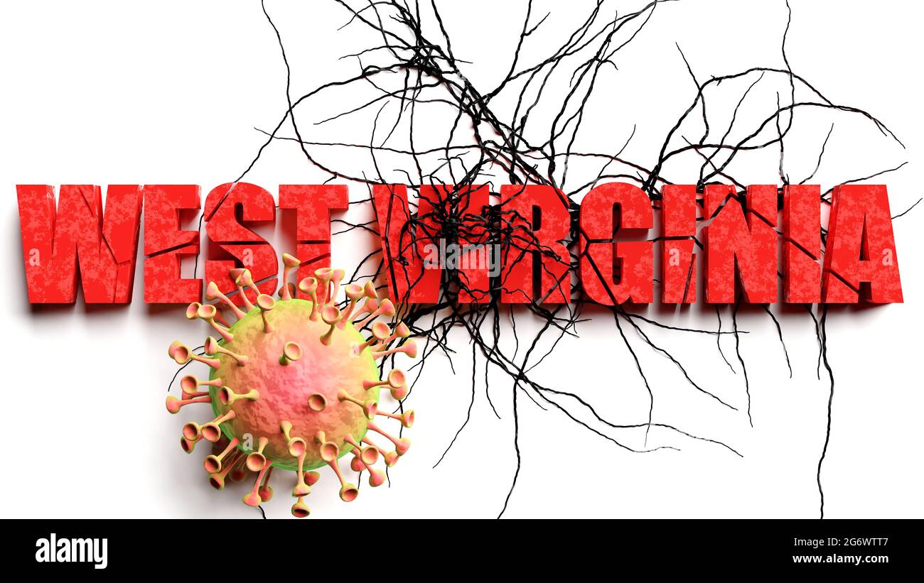 Degradation and west virginia during covid pandemic, pictured as
