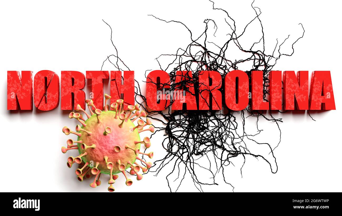 Degradation and north carolina during covid pandemic, pictured as