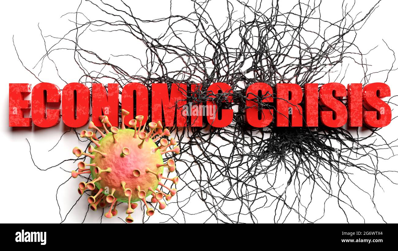 Decline and economic crisis during current pandemic hi-res stock ...