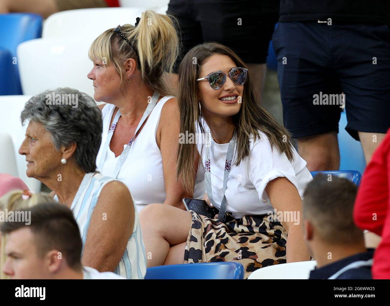 Luzhniki Stadium, Moscow, Russia. 15th July, 2018. FIFA World Cup Football  Final, France versus Croatia; Philipp Lahm (World Champion 2014 Germany)  presents the World Cup trophy Credit: Action Plus Sports/Alamy Live News