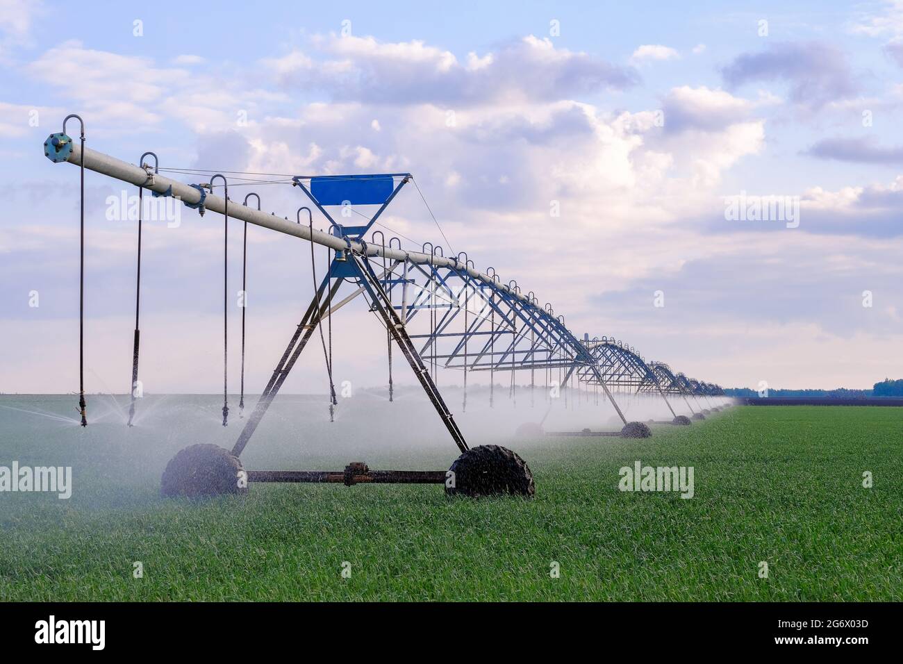 Automated irrigation system Stock Photo Alamy