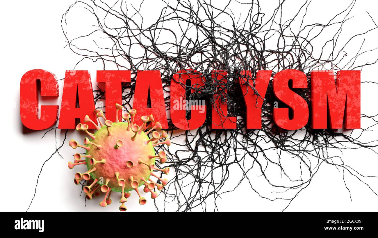 Degradation and cataclysm during covid pandemic, pictured as declining ...