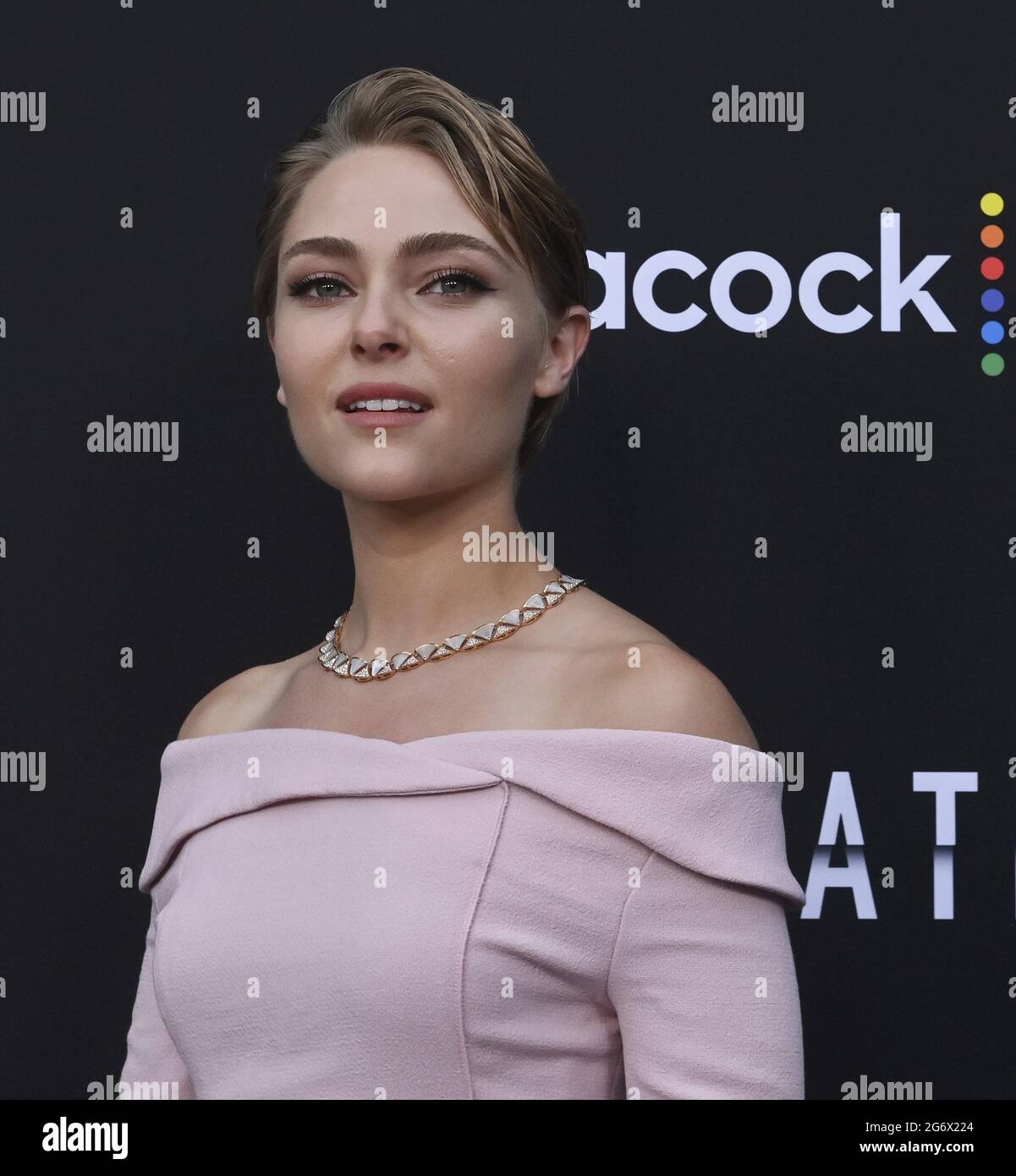 Los Angeles United States 09th July 2021 Cast Member Annasophia Robb Attends The Premiere Of Peacock S New Crime Thriller Series Dr Death At Neuehouse In Los Angeles On Thursday July 8 2021