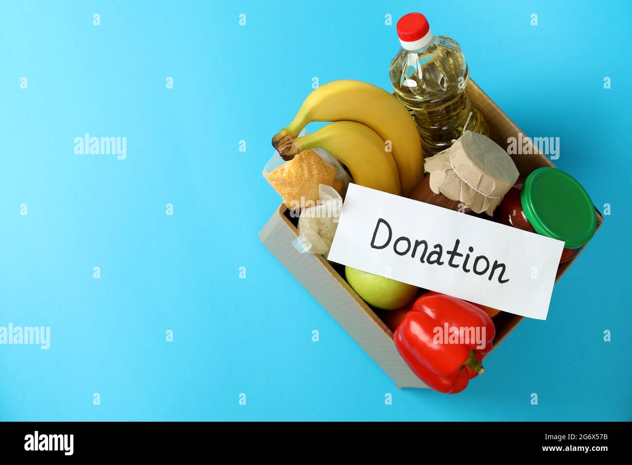 Food donation green hi-res stock photography and images - Alamy