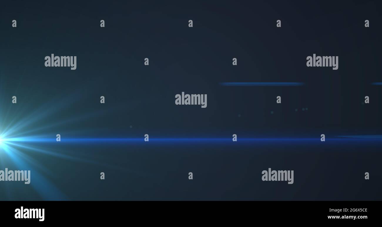 Glowing blue light rays hi-res stock photography and images - Alamy