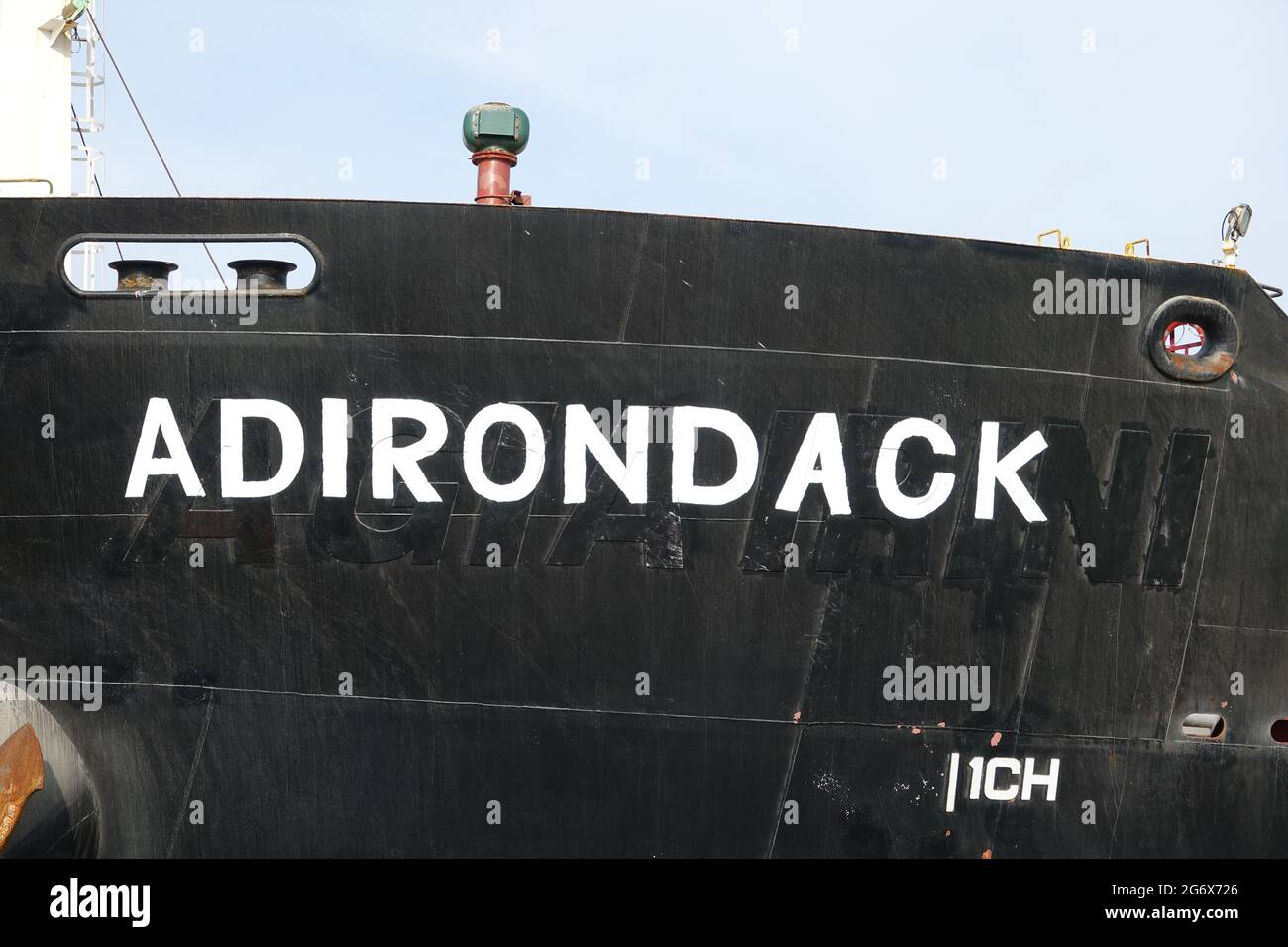 Bulk carrier ADIRONDACK Stock Photo