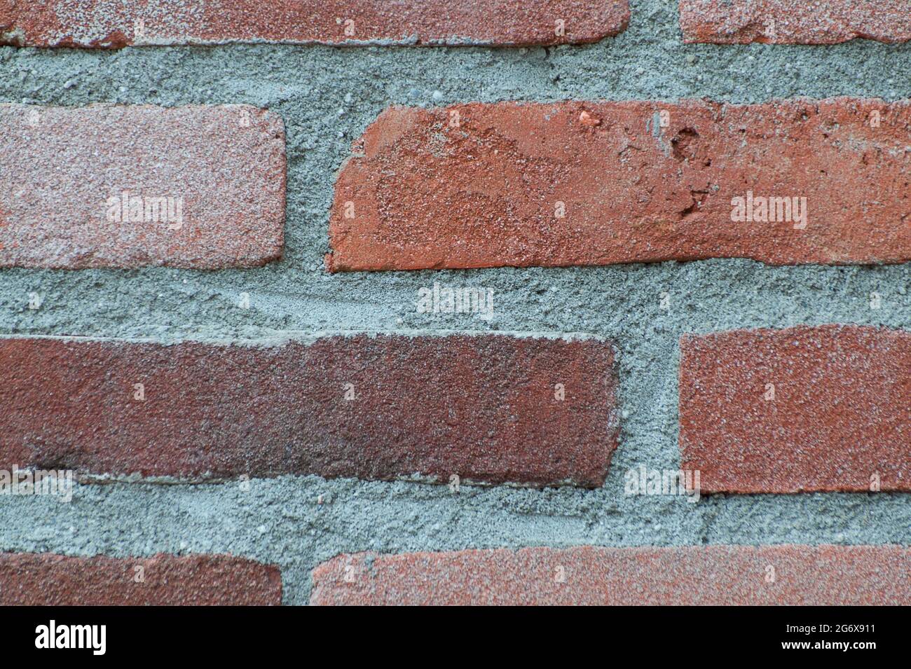 Close-up of brickwork in an old stone wall Stock Photo